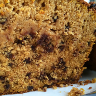 GlutenFree & DairyFree Pumpkin Chocolate Chip Bread