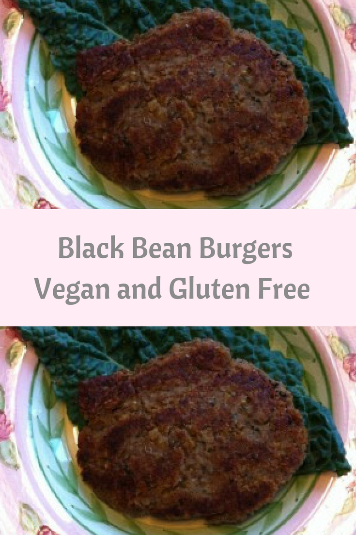 Black Bean Burgers Vegan and Gluten Free