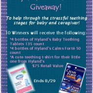 $75 Value Hyland’s Teething Survival Kit Giveaway for 10 Winners!