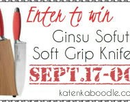 Ginsu Sofuto Soft Grip Knife Set Giveaway