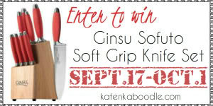 Ginsu Sofuto Soft Grip Knife Set Giveaway