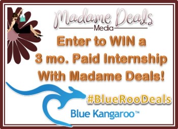 Enter to WIN a Paid Internship $200/mo #BlueRooDeals #MadameDealsMedia