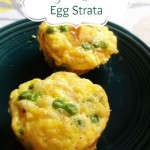 This Easy Cheesy Veggie Egg Strata recipe is so simple to whip up, and can be fully assembled the night before so all you have to do in the morning is pop it in the oven.