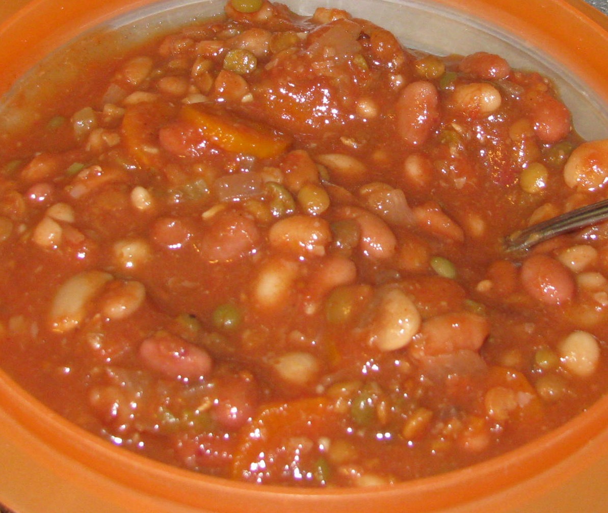 Vegan Slow Cooker 15 Bean Soup