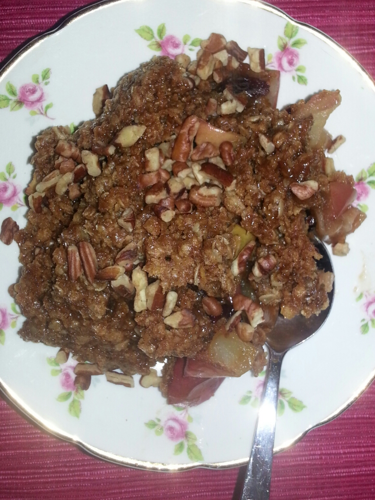 Microwavable Apple Crisp Recipe