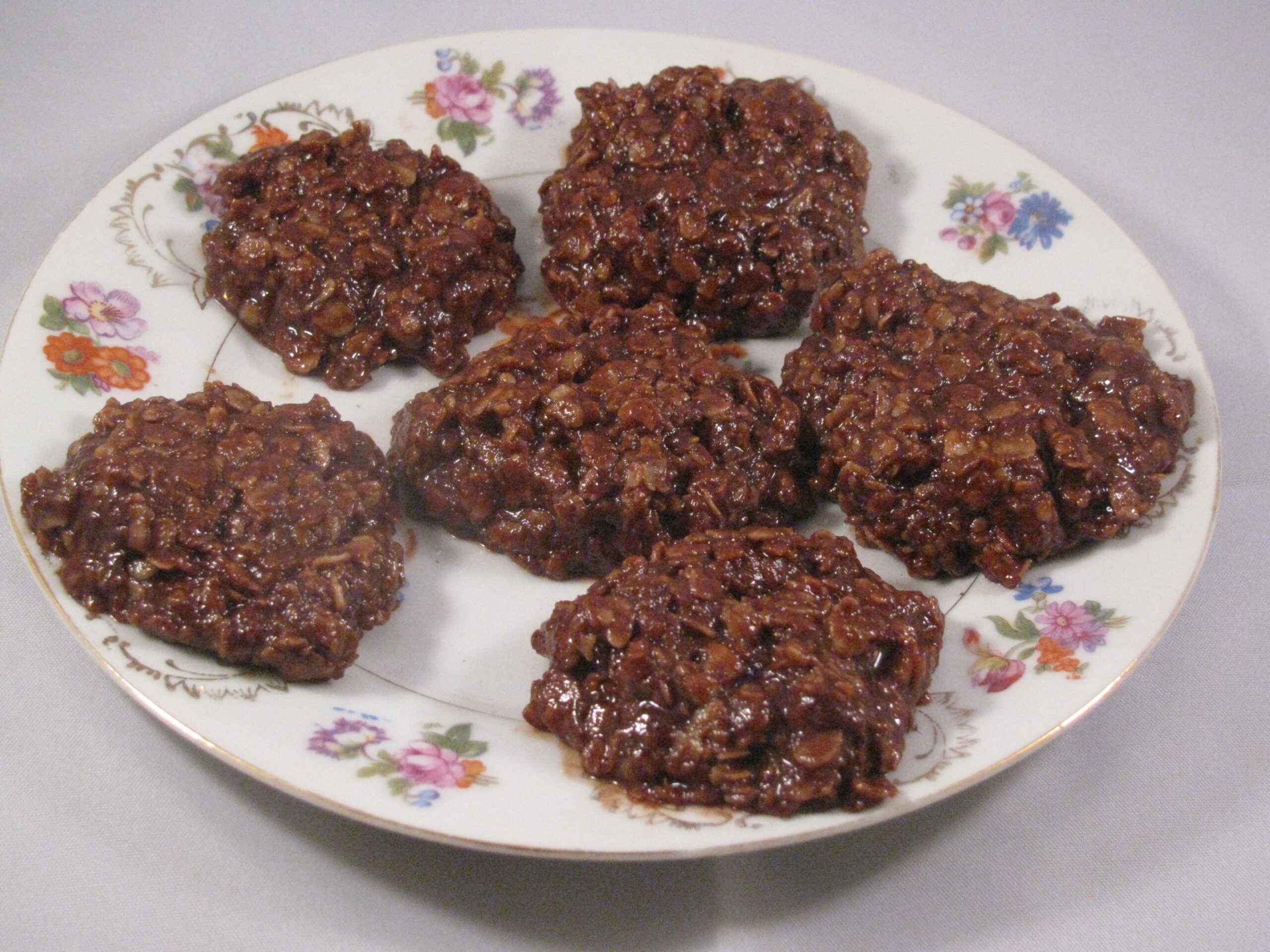 No Bake Cookies, Oatmeal Chocolate Peanut Butter Recipe