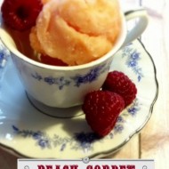 Yummy Peach Sorbet Recipe