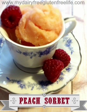 Yummy Peach Sorbet Recipe