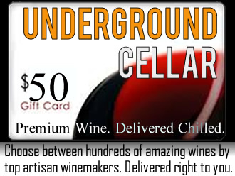 $100 in GC for WINE from Underground Cellar & Mission Giveaway