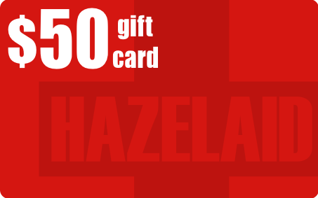 Hazelaid $50 Gift Card - Red