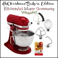 It’s Christmas Baker’s Edition: KitchenAid Giveaway