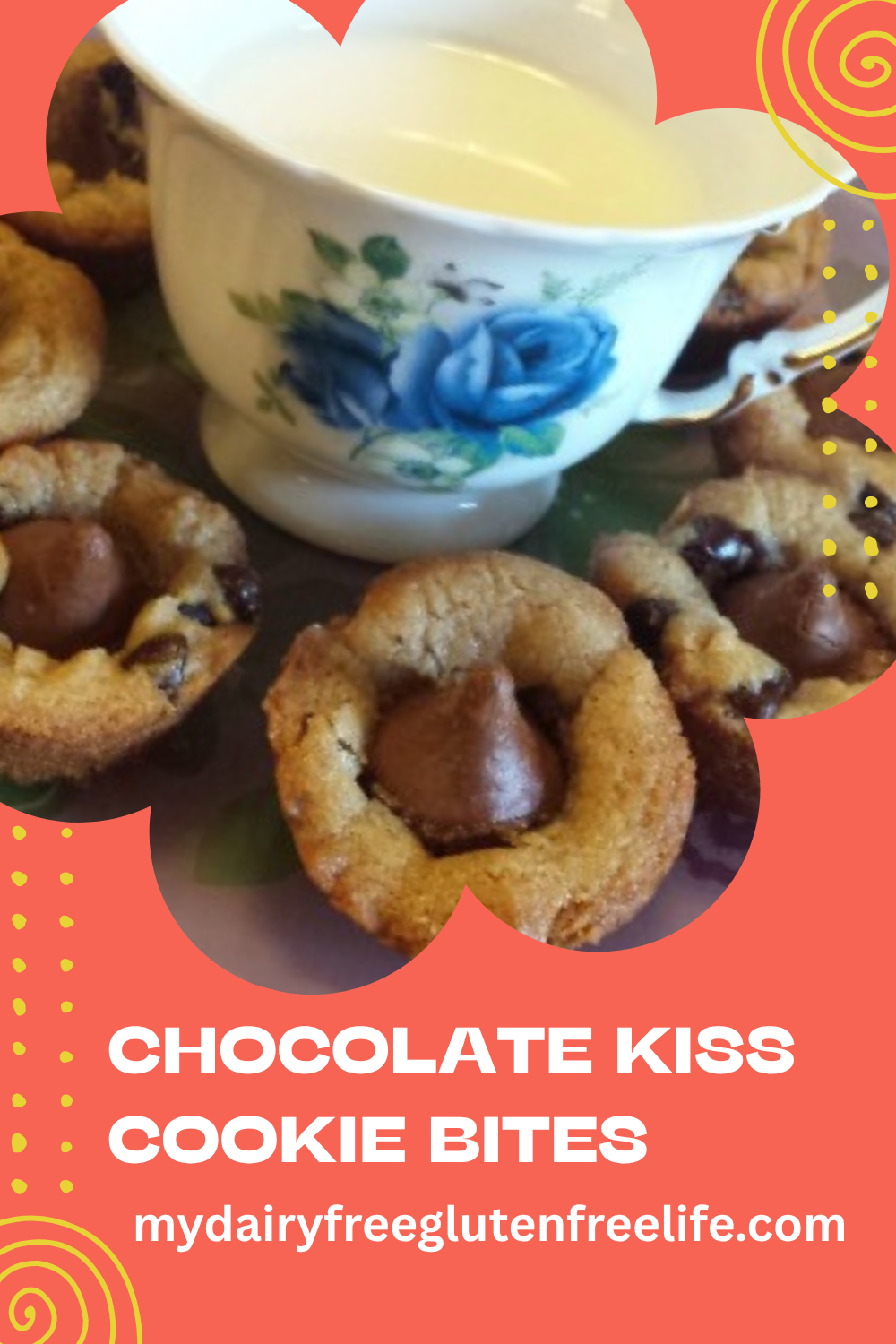 Chocolate Kiss Cookie Bites