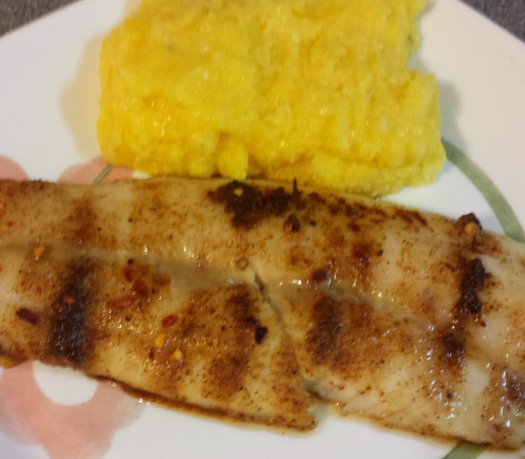 Spicy Tilapia with Polenta