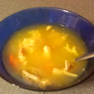Leftover Turkey Soup with Rice