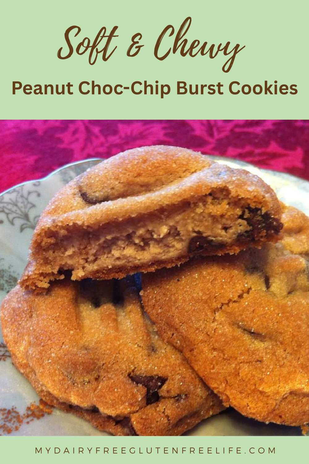 Peanut Choc-Chip Burst Cookie Recipe