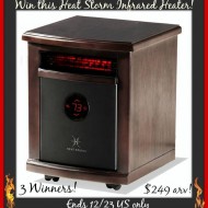 Heat Storm Logan Portable Heater Giveaway: 3 winners!