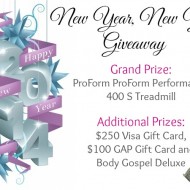 Win a ProForm Treadmill and more with New Year New You Giveaway!
