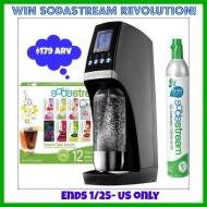Enter to win a SodaStream!  Ends 1/25
