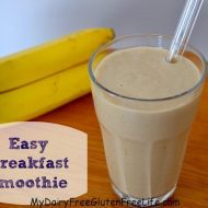 Easy Breakfast “Milkshake” Smoothie