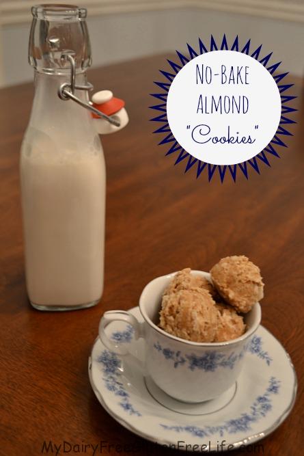 Dairy-Free & Gluten-Free No-Bake Almond Cookies
