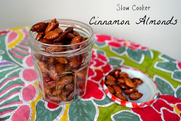 Slow Cooker Cinnamon  Almonds