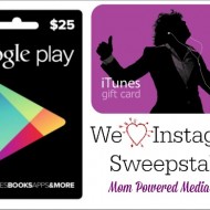 Win $25 iTunes OR Google play GC with We Heart Instagram Giveaway