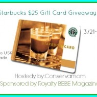 $25 Starbucks Gift Card Giveaway