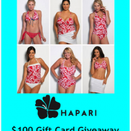 $100 Hapari Swimwear Gift Card Giveaway