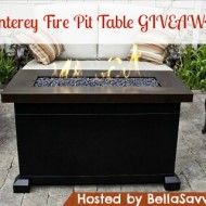 Monterey Propane Fire Pit Table Giveaway (ARV $350)