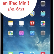 Apple 16gb iPad Mini Giveaway (retail value $299)