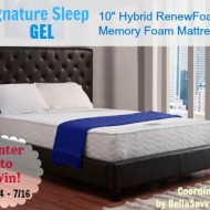 10 Inch Memory Foam Mattress Giveaway