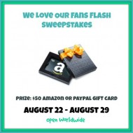 We Love Our Fans Flash Amazon Giveaway