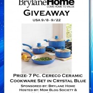7 Pc. Cereco Ceramic Cookware Giveaway
