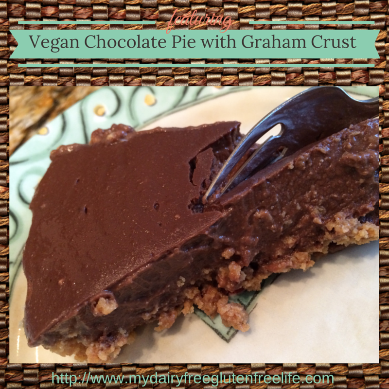 Vegan Chocolate Pie with Graham Crust