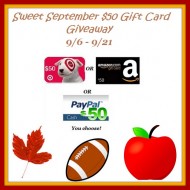 Sweet September $50 Gift Card Giveaway