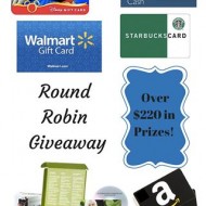 $25 Starbucks Gift Card Giveaway! Ends 10/29  Round Robin with Over $225 in GC Prizes!