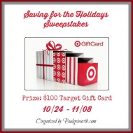 $100 Target Gift Card Saving for the Holidays Giveaway