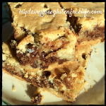 I absolutely love this recipe for Chocolate Chip Cookie Bars!  I have missed having an ooey gooey, moist cookie bar recipe to turn to.  