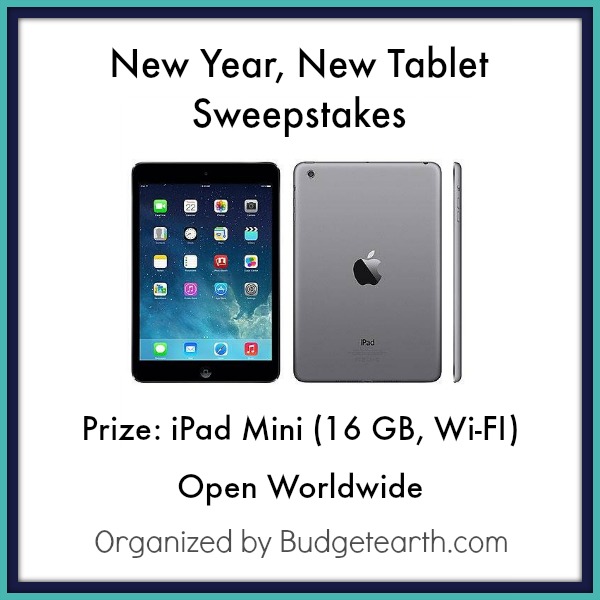 New Year, New Tablet iPad Mini Giveaway