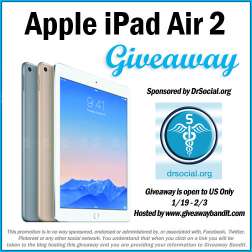 Apple iPad Air 2 Giveaway 