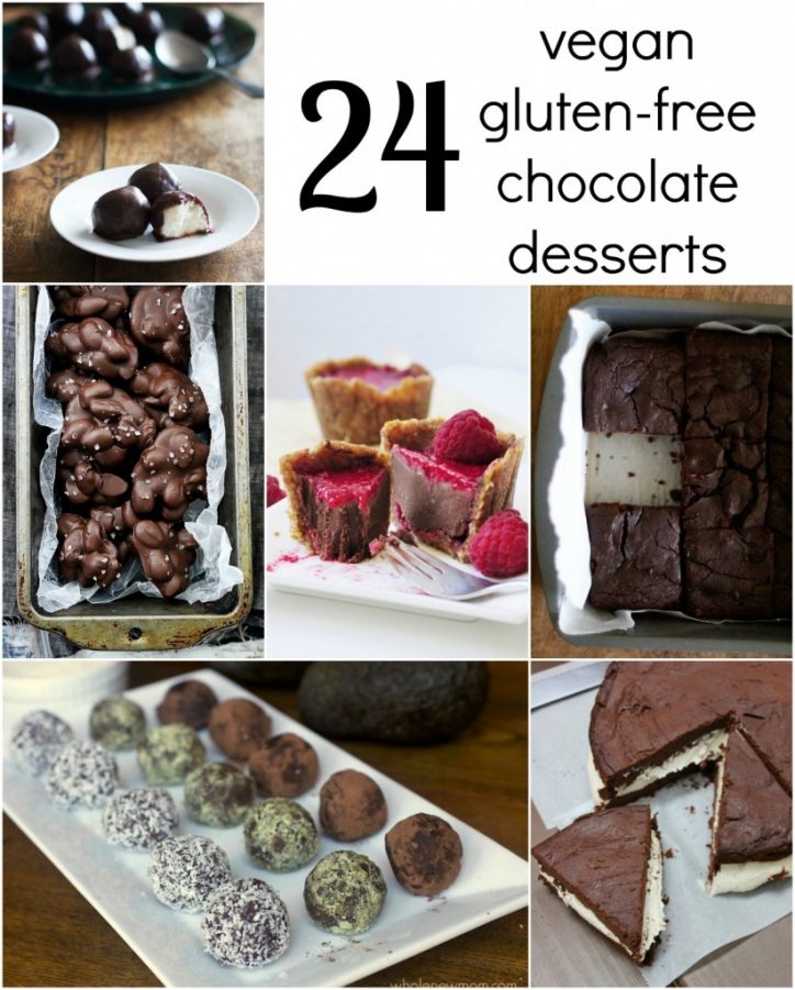 24 Gluten Free Vegan Chocolate Dessert Recipes