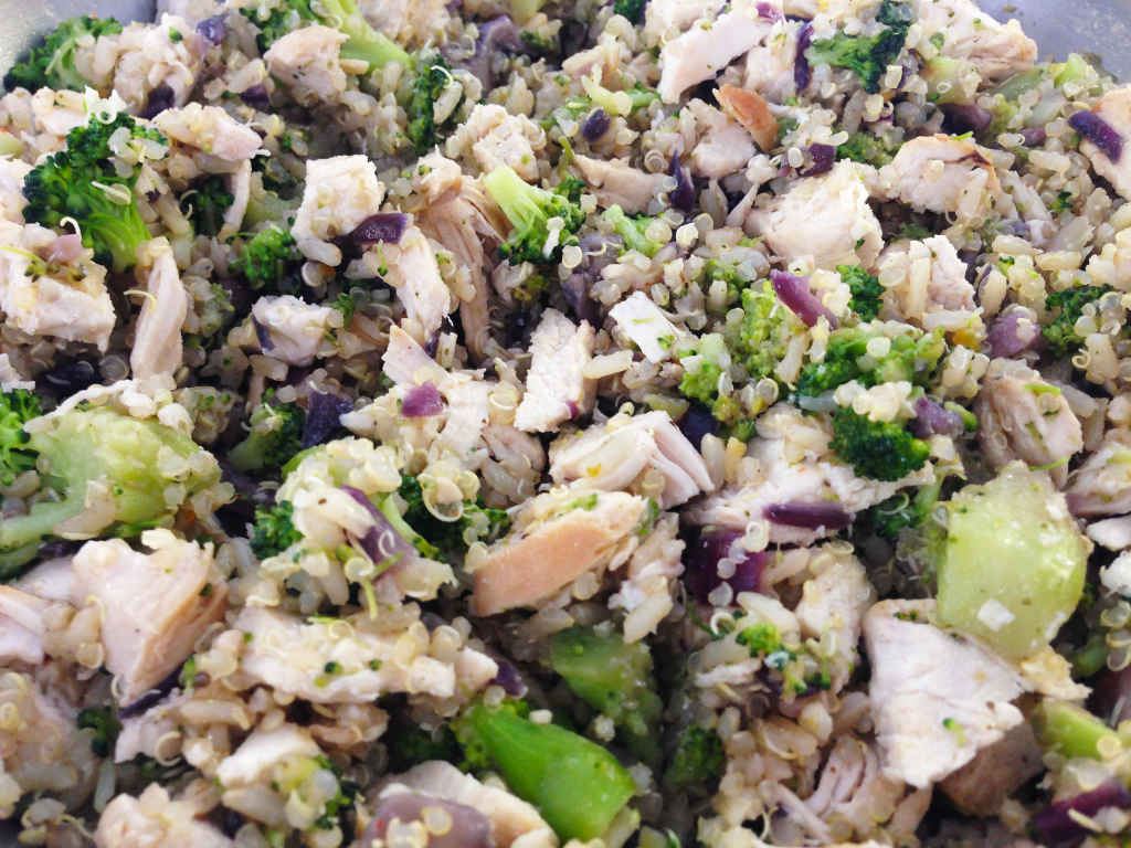 Organic Chicken with Quinoa Salad 