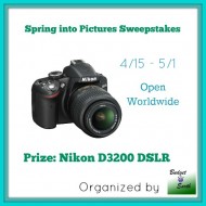 Win a Nikon D3200 DSLR and Spring into Pictures