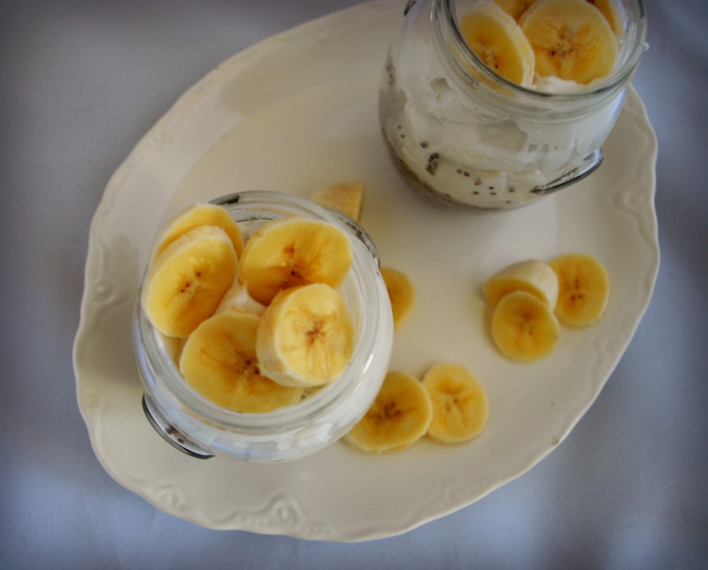 banana cream chia seed pudding 2