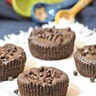Four Ingredient Flourless Chocolate Muffins