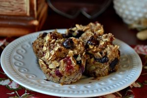 Here is a healthy treat I created that you don’t have to feel guilty about indulging in— it’s Healthy Chocolate Chip Raspberry Oat Muffin! A gluten free and vegan recipe!