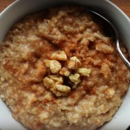 Cinnamon Maple Walnut Oatmeal