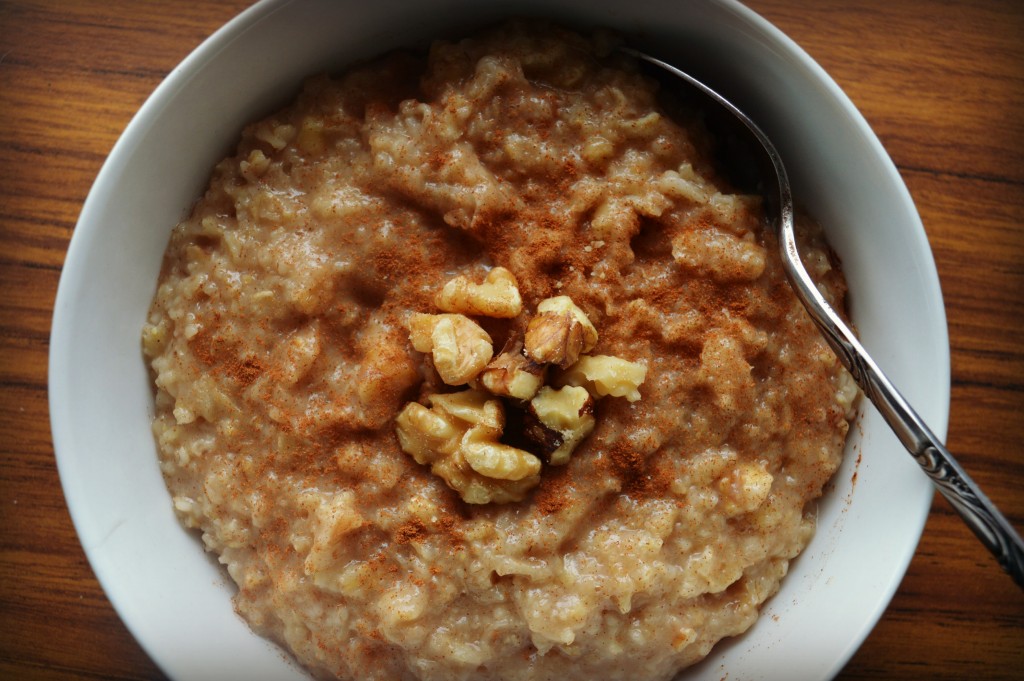 Cinnamon Maple Walnut Oatmeal