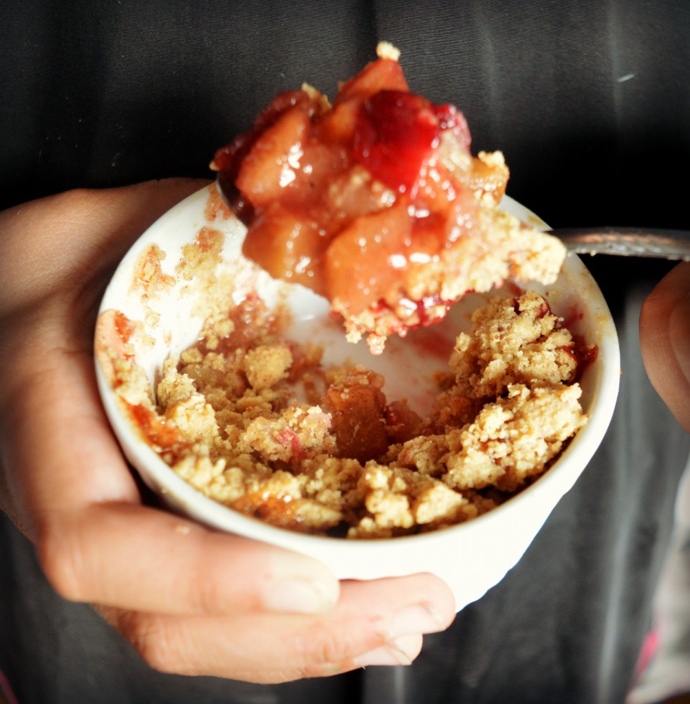 fall fruit crumble 7