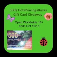 $500 HotelSavingsBucks Gift Card Giveaway